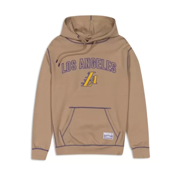 Caps* Los Angeles Lakers 2023 City Edition Tan Hoodie - KTGCaps - Baseball caps for various teams, purchased online at a discount