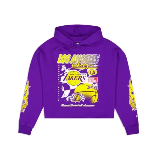Caps* Los Angeles Lakers 2024 Rally Drive Womens Hoodie - KTGCaps - Baseball caps for various teams, purchased online at a discount