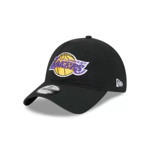 Caps* Los Angeles Lakers Black 9TWENTY Adjustable Hat - KTGCaps - Baseball caps for various teams, purchased online at a discount