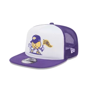 Caps* Los Angeles Lakers Court Sport 9FIFTY AFrame Trucker Hat - KTGCaps - Baseball caps for various teams, purchased online at a discount