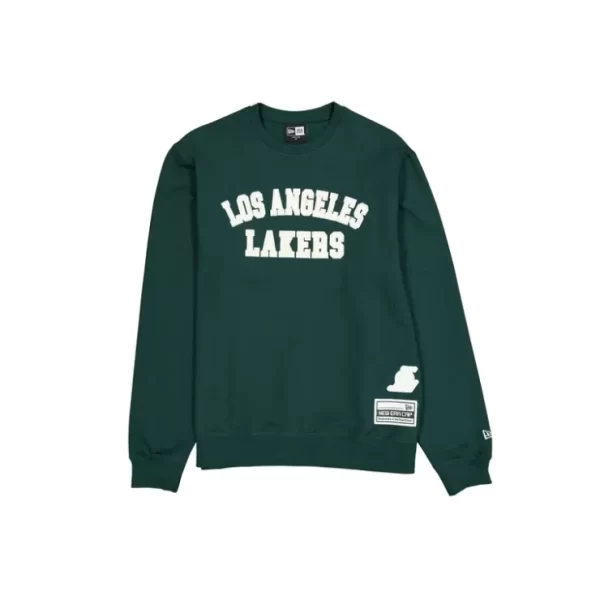 Caps* Los Angeles Lakers Dark Green Logo Select Crewneck - KTGCaps - Baseball caps for various teams, purchased online at a discount