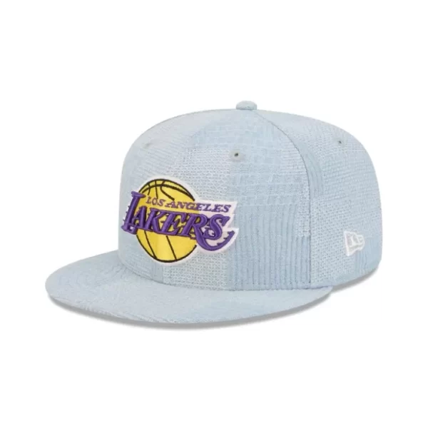 Caps* Los Angeles Lakers Denim Patchwork 9FIFTY Snapback Hat - KTGCaps - Baseball caps for various teams, purchased online at a discount