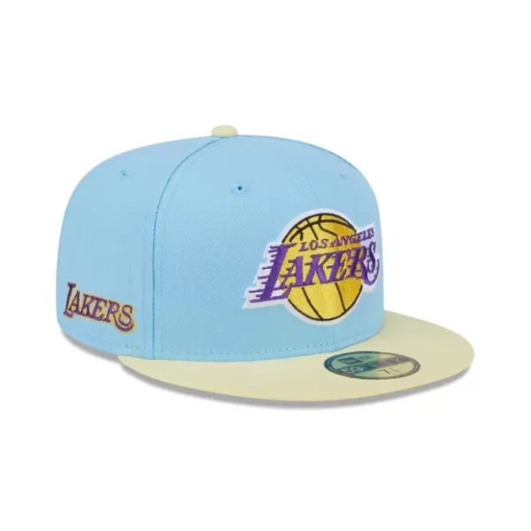 Caps* Los Angeles Lakers Doscientos Blue 59FIFTY Fitted Hat - KTGCaps - Baseball caps for various teams, purchased online at a discount