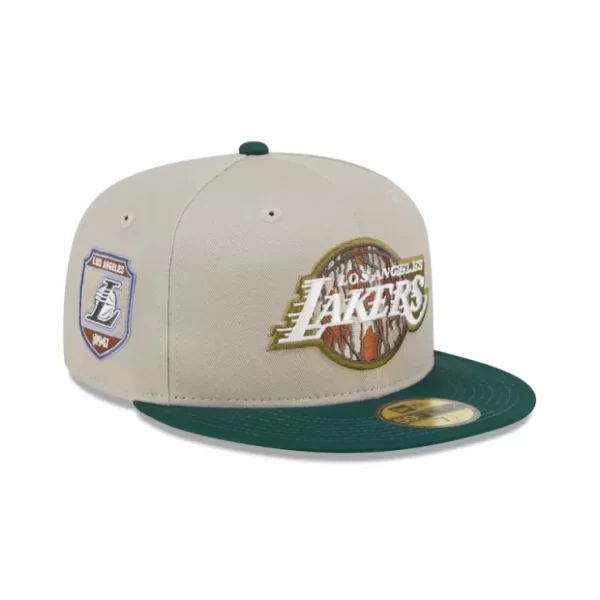 Caps* Los Angeles Lakers Earth Day 59FIFTY Fitted Hat - KTGCaps - Baseball caps for various teams, purchased online at a discount