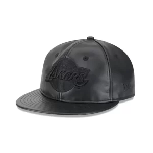 Caps* Los Angeles Lakers Genuine Leather Retro Crown 9FIFTY Strapback Hat - KTGCaps - Baseball caps for various teams, purchased online at a discount