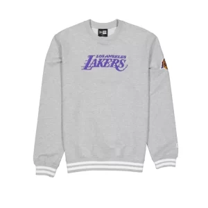 Caps* Los Angeles Lakers Gray Logo Select Crewneck - KTGCaps - Baseball caps for various teams, purchased online at a discount