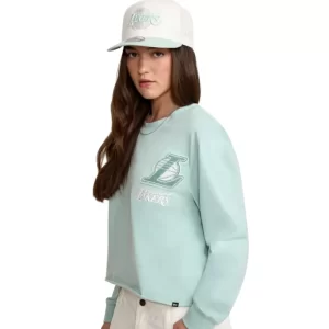 Caps* Los Angeles Lakers Minty Breeze Logo Select Womens TShirt - KTGCaps - Baseball caps for various teams, purchased online at a discount