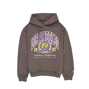 Caps* Los Angeles Lakers Oversized Essentials Hoodie - KTGCaps - Baseball caps for various teams, purchased online at a discount