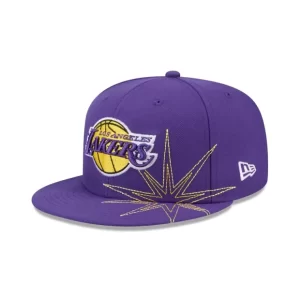 Caps* Los Angeles Lakers Solar Stars 59FIFTY Fitted Hat - KTGCaps - Baseball caps for various teams, purchased online at a discount