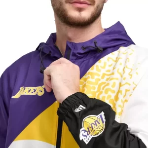 Caps* Los Angeles Lakers Sport Classics Color Block Windbreaker - KTGCaps - Baseball caps for various teams, purchased online at a discount
