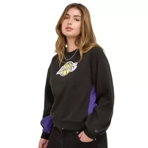 Caps* Los Angeles Lakers Sport Night Womens Crewneck - KTGCaps - Baseball caps for various teams, purchased online at a discount