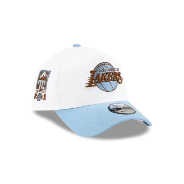 Caps* Los Angeles Lakers Spring Colorway 9FORTY AFrame Snapback Hat - KTGCaps - Baseball caps for various teams, purchased online at a discount