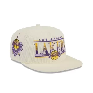 Caps* Los Angeles Lakers Throwback Corduroy Golfer Hat - KTGCaps - Baseball caps for various teams, purchased online at a discount
