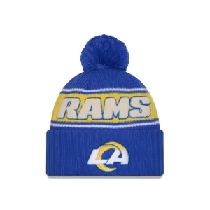 Caps* Los Angeles Rams 2024 Cold Weather Sport Pom Knit Hat - KTGCaps - Baseball caps for various teams, purchased online at a discount