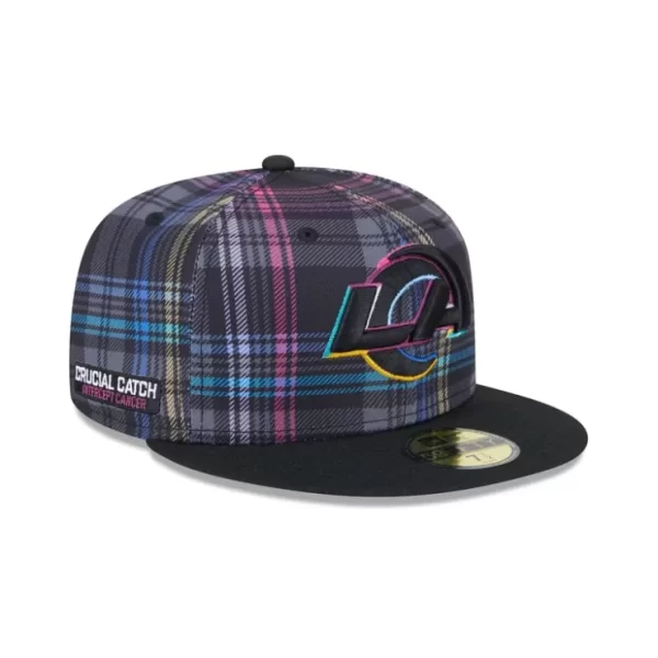 Caps* Los Angeles Rams 2024 Crucial Catch 59FIFTY Fitted Hat - KTGCaps - Baseball caps for various teams, purchased online at a discount