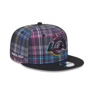 Caps* Los Angeles Rams 2024 Crucial Catch 9FIFTY Snapback Hat - KTGCaps - Baseball caps for various teams, purchased online at a discount