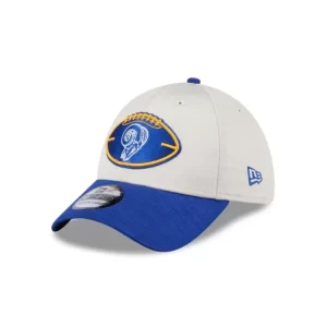 Caps* Los Angeles Rams 2024 Historic Sideline 39THIRTY Stretch Fit Hat - KTGCaps - Baseball caps for various teams, purchased online at a discount