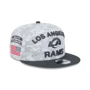 Caps* Los Angeles Rams 2024 Salute to Service 9FIFTY Snapback Hat - KTGCaps - Baseball caps for various teams, purchased online at a discount