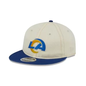 Caps* Los Angeles Rams Chrome Denim Retro Crown 9FIFTY Adjustable Hat - KTGCaps - Baseball caps for various teams, purchased online at a discount