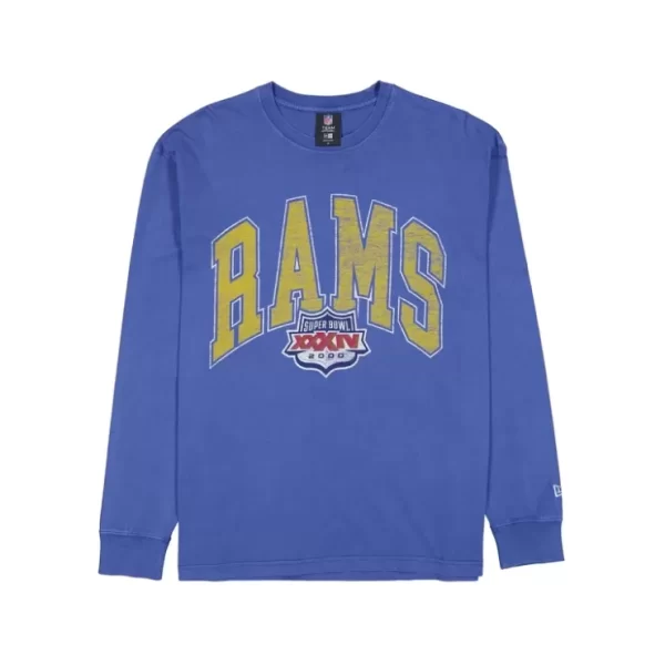 Caps* Los Angeles Rams Oversized Essentials Long Sleeve TShirt - KTGCaps - Baseball caps for various teams, purchased online at a discount