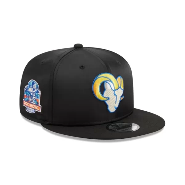 Caps* Los Angeles Rams Satin 9FIFTY Snapback Hat - KTGCaps - Baseball caps for various teams, purchased online at a discount
