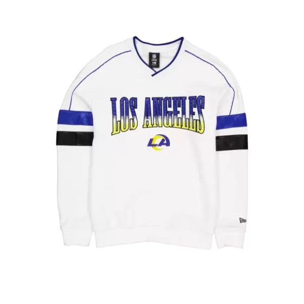 Caps* Los Angeles Rams Sport Classics White Crewneck - KTGCaps - Baseball caps for various teams, purchased online at a discount