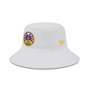 Caps* Los Angeles Sparks Optic White Bucket Hat - KTGCaps - Baseball caps for various teams, purchased online at a discount