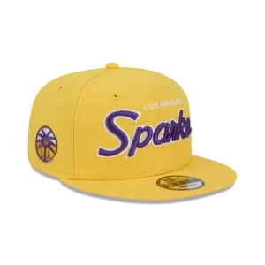 Caps* Los Angeles Sparks Script 9FIFTY Snapback Hat - KTGCaps - Baseball caps for various teams, purchased online at a discount