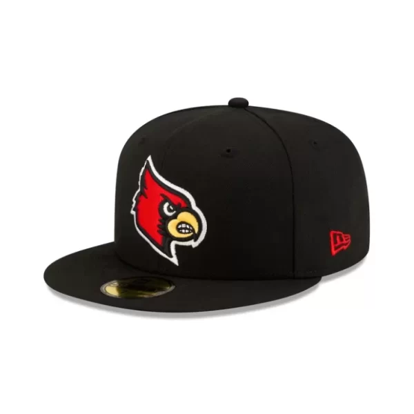 Caps* Louisville Cardinals Black 59FIFTY Fitted Hat - KTGCaps - Baseball caps for various teams, purchased online at a discount