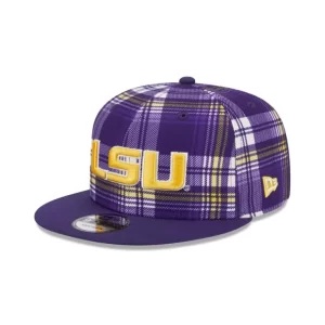 Caps* LSU Tigers Plaid 9FIFTY Snapback Hat - KTGCaps - Baseball caps for various teams, purchased online at a discount
