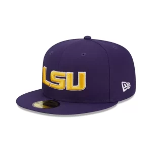 Caps* LSU Tigers Purple 59FIFTY Fitted Hat - KTGCaps - Baseball caps for various teams, purchased online at a discount