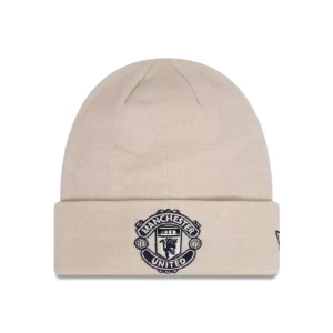 Caps* Manchester United Cream Cuff Knit Hat - KTGCaps - Baseball caps for various teams, purchased online at a discount