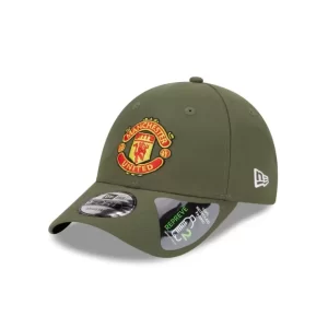 Caps* Manchester United Olive 9FORTY Adjustable Hat - KTGCaps - Baseball caps for various teams, purchased online at a discount