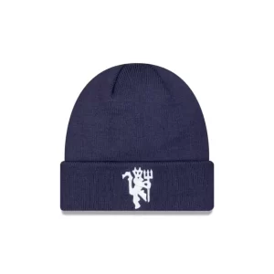 Caps* Manchester United Seasonal Navy Cuff Knit Hat - KTGCaps - Baseball caps for various teams, purchased online at a discount
