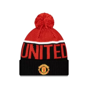 Caps* Manchester United Sport Black Pom Knit Hat - KTGCaps - Baseball caps for various teams, purchased online at a discount