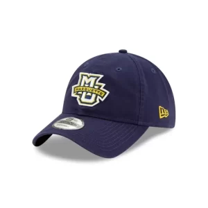 Caps* Marquette Eagles Navy 9TWENTY Adjustable Hat - KTGCaps - Baseball caps for various teams, purchased online at a discount