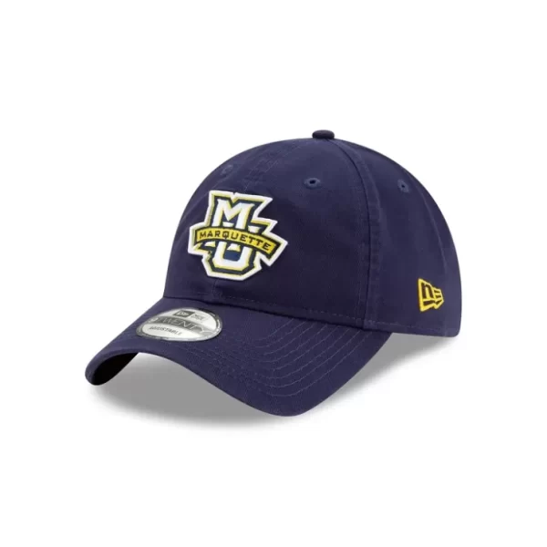Caps* Marquette Eagles Navy 9TWENTY Adjustable Hat - KTGCaps - Baseball caps for various teams, purchased online at a discount