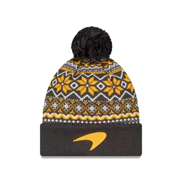 Caps* McLaren Formula 1 Team Gray Pom Knit Hat - KTGCaps - Baseball caps for various teams, purchased online at a discount