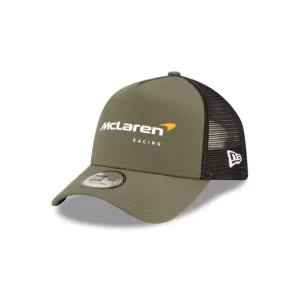 Caps* McLaren Formula 1 Team Olive 9FORTY AFrame Trucker - KTGCaps - Baseball caps for various teams, purchased online at a discount