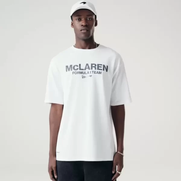 Caps* McLaren Formula 1 Team Washed White TShirt - KTGCaps - Baseball caps for various teams, purchased online at a discount