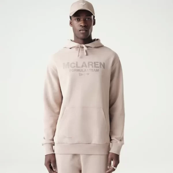 Caps* McLaren Formula 1 Team Washed Taupe Hoodie - KTGCaps - Baseball caps for various teams, purchased online at a discount