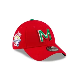 Caps* Mexico Caribbean Series Away Red 39THIRTY Stretch Fit Hat - KTGCaps - Baseball caps for various teams, purchased online at a discount