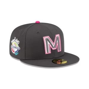 Caps* Mexico Caribbean Series Home Gray 59FIFTY Fitted Hat - KTGCaps - Baseball caps for various teams, purchased online at a discount