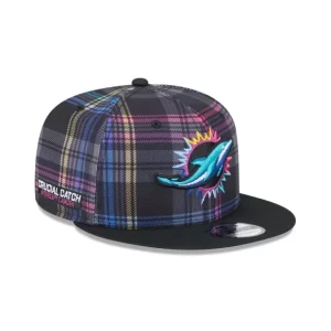 Caps* Miami Dolphins 2024 Crucial Catch 9FIFTY Snapback Hat - KTGCaps - Baseball caps for various teams, purchased online at a discount