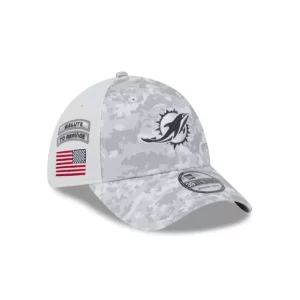 Caps* Miami Dolphins 2024 Salute to Service 39THIRTY Stretch Fit Hat - KTGCaps - Baseball caps for various teams, purchased online at a discount