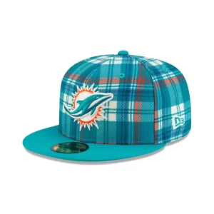 Caps* Miami Dolphins 2024 Sideline Statement 59FIFTY Fitted Hat - KTGCaps - Baseball caps for various teams, purchased online at a discount