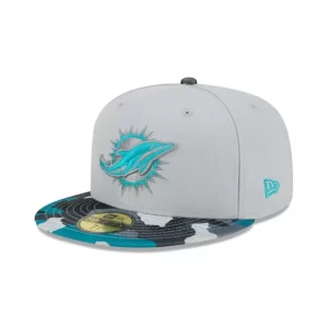 Caps* Miami Dolphins Active 59FIFTY Fitted Hat - KTGCaps - Baseball caps for various teams, purchased online at a discount