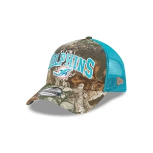 Caps* Miami Dolphins Active 9FORTY AFrame Trucker Hat - KTGCaps - Baseball caps for various teams, purchased online at a discount