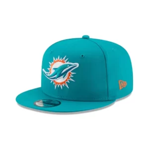 Caps* Miami Dolphins Basic Alt 9FIFTY Snapback Hat - KTGCaps - Baseball caps for various teams, purchased online at a discount