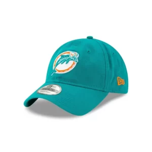 Caps* Miami Dolphins Core Classic 20 9TWENTY Adjustable Hat - KTGCaps - Baseball caps for various teams, purchased online at a discount